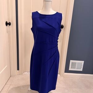 Blue Calvin Klein Sleeveless Dress Size 12
